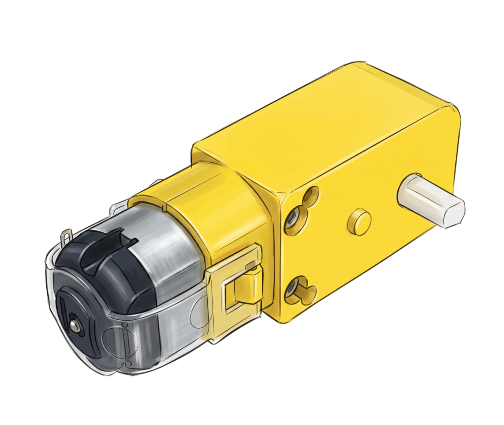 Motor DC Amarelinho