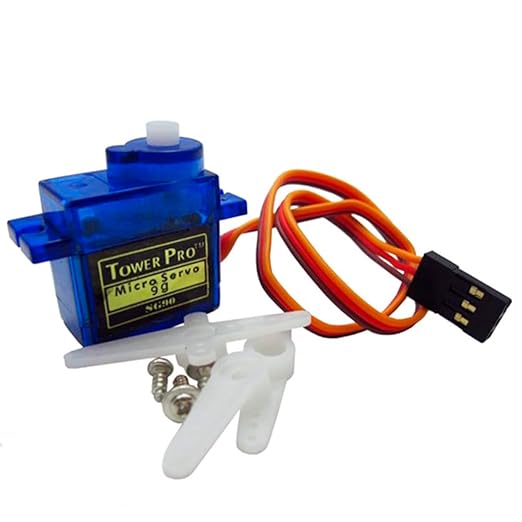 Servo motor SG90 e seus acessórios